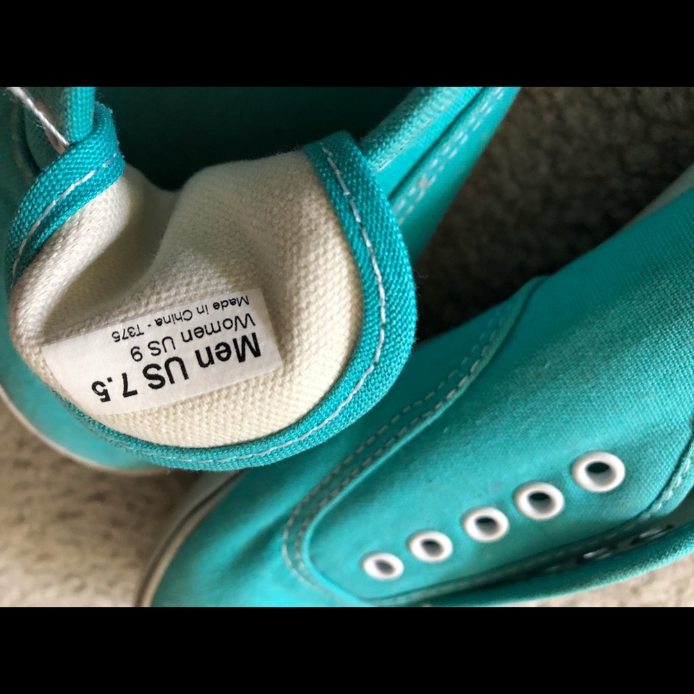 teal vans - Picture 2 of 2